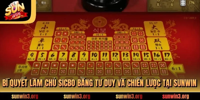Bí quyết làm chủ sicbo bằng tư duy và chiến lược tại SUNWIN